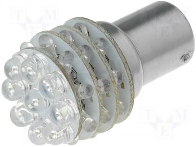 Автомобилна лампа LED L-ALRDA36R Lamp 36xLED, BA15S, red, 12V 8lm 360°